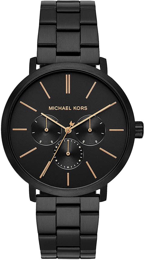 michael kors mk 8703|Michael Kors Men's Blake Multifunction Black Stainless Steel Watch.